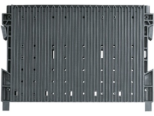 WEZ RACK® SYSTEM - standardní deska 300/322: 255 x 180 x 22 mm / počet drážek: 20